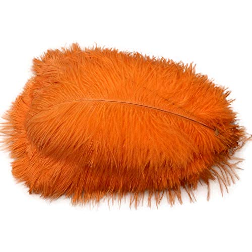 SOWDER 50 Natur 20,3–25,4 cm (20–25 cm) Strauß Federn für Home Hochzeit Dekoration Orange von Sowder