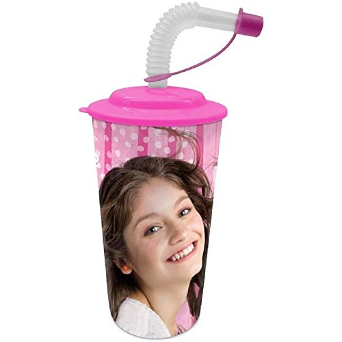 Soy Luna Trinkbecher mit Deckel und Strohhalm (Suncity SLA102264) von Soy Luna