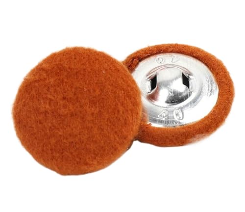 Bunte stoffbezogene Knöpfe für Mäntel, Farbe 2, 28mm-10 Stk von SpaRcz