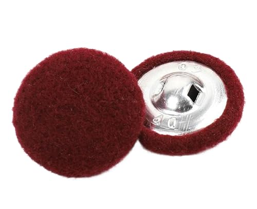Bunte stoffbezogene Knöpfe für Mäntel, Farbe 6, 32mm-10 Stk von SpaRcz
