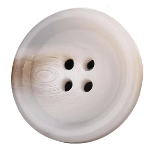 Gemusterte Knöpfe aus Harz mit vier Löchern für verschiedene Kleidungsstücke, Farbe 2, 18mm-10 Stk von SpaRcz
