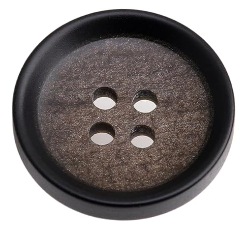 Harzknöpfe für Freizeitanzüge, schwarze Knöpfe, Farbe 3, 15mm-10 Stk Harzknöpfe für Freizeitanzüge, schwarze Knöpfe, Farbe 3, 15mm-10 Stk von SpaRcz