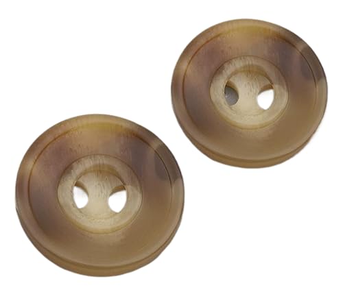 Harzknöpfe für Mäntel und Anzüge, Farbe 1, 20mm-10 Stk von SpaRcz