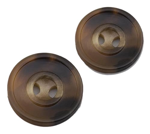 Harzknöpfe für Mäntel und Anzüge, Farbe 2, 23mm-10 Stk von SpaRcz