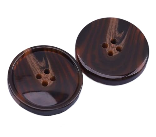 Harzknöpfe mit gemusterten runden vier Löchern, Farbe 6, 23mm-10 Stk Harzknöpfe mit gemusterten runden vier Löchern, Farbe 6, 23mm-10 Stk von SpaRcz