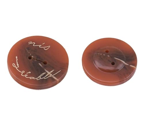 Harzknopf für Mäntel, Blazer und Strickwaren, Farbe 1, 18mm-10 Stk von SpaRcz