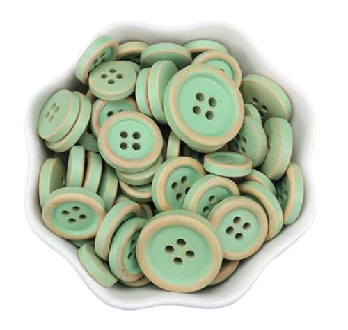 Holzknopf Zweifarbiges Hemd Weißes Pappelholz Handgefertigter Knopf, Farbe 1, 15mm-10 Stk Holzknopf Zweifarbiges Hemd Weißes Pappelholz Handgefertigter Knopf, Farbe 1, 15mm-10 Stk von SpaRcz
