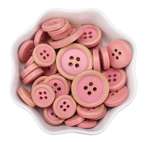 Holzknopf Zweifarbiges Hemd Weißes Pappelholz Handgefertigter Knopf, Farbe 4, 20mm-10 Stk Holzknopf Zweifarbiges Hemd Weißes Pappelholz Handgefertigter Knopf, Farbe 4, 20mm-10 Stk von SpaRcz