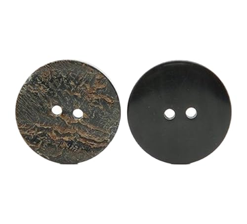 Knöpfe Natürliche echte Hornknöpfe, Grau, 18mm-10 Stk Knöpfe Natürliche echte Hornknöpfe, Grau, 18mm-10 Stk von SpaRcz
