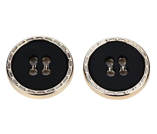 Knöpfe mit Kunstharzmuster, lässige Anzughosenknöpfe, Farbe 14, 25mm-10 Stk Knöpfe mit Kunstharzmuster, lässige Anzughosenknöpfe, Farbe 14, 25mm-10 Stk von SpaRcz