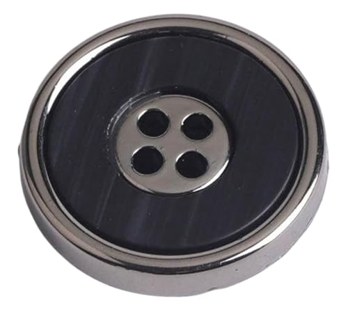 Knöpfe mit Kunstharzmuster, lässige Anzughosenknöpfe, Farbe 6, 25mm-10 Stk Knöpfe mit Kunstharzmuster, lässige Anzughosenknöpfe, Farbe 6, 25mm-10 Stk von SpaRcz