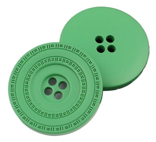 Knopf Vierloch-Harzanzugknopf Farbknöpfe, Farbe 7, 20mm-10 Stk von SpaRcz