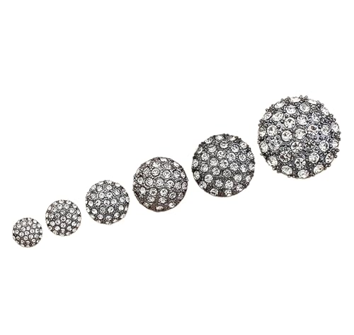 Knopfkaschmirmantel Nerzmantel Strass Runde große Knöpfe, Pistolenschwarz, 38mm-10 Stk Knopfkaschmirmantel Nerzmantel Strass Runde große Knöpfe, Pistolenschwarz, 38mm-10 Stk von SpaRcz