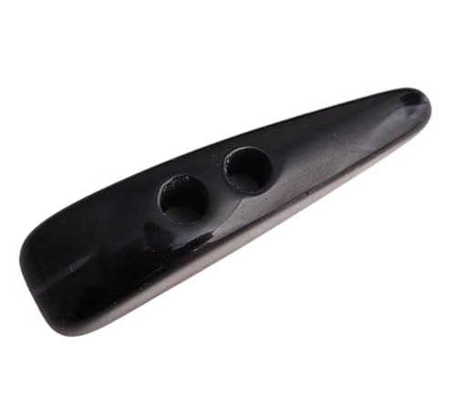 Kunstharz-Knopfmantel, Hornimitation, dunkler Fußknopf, Schwarz, 40mm-10 Stk Kunstharz-Knopfmantel, Hornimitation, dunkler Fußknopf, Schwarz, 40mm-10 Stk von SpaRcz
