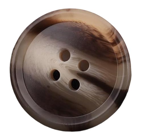 Kunstharz-Kunststoffknopf für Mäntel und Pullover, Farbe 1, 30mm-10 Stk von SpaRcz