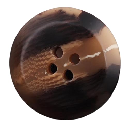 Kunstharz-Kunststoffknopf für Mäntel und Pullover, Farbe 11, 25mm-10 Stk von SpaRcz