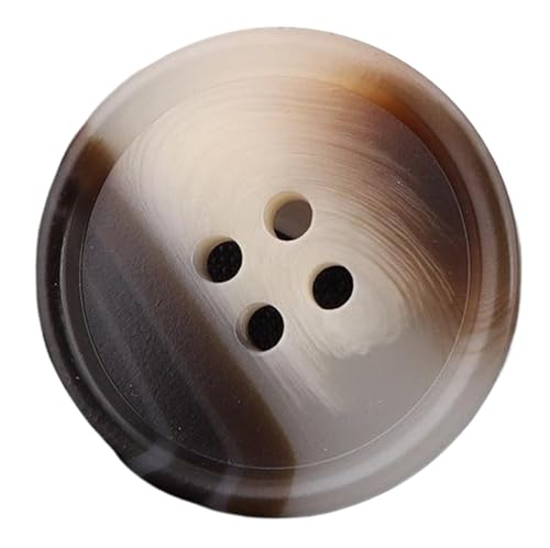 Kunstharz-Kunststoffknopf für Mäntel und Pullover, Farbe 4, 23mm-10 Stk von SpaRcz