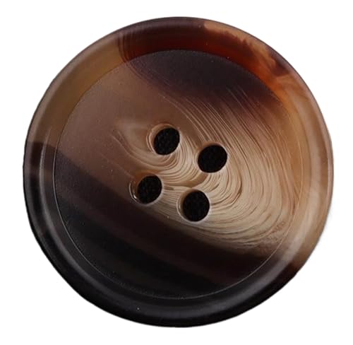 Kunstharz-Kunststoffknopf für Mäntel und Pullover, Farbe 5, 30mm-10 Stk von SpaRcz