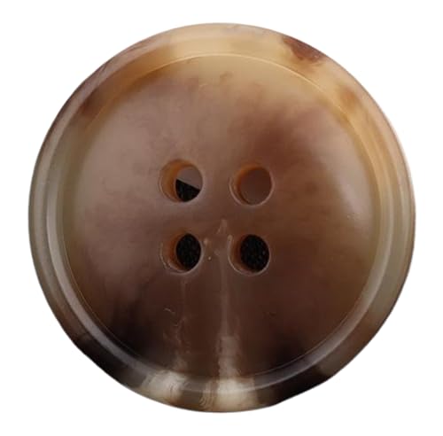 Kunstharz-Kunststoffknopf für Mäntel und Pullover, Farbe 7, 30mm-10 Stk von SpaRcz