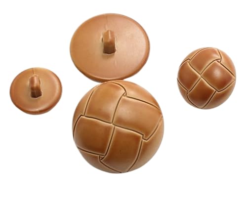 Kunststoffknöpfe, Kunstlederknöpfe, Leichter Kaffee, 15mm-10 Stk Kunststoffknöpfe, Kunstlederknöpfe, Leichter Kaffee, 15mm-10 Stk von SpaRcz