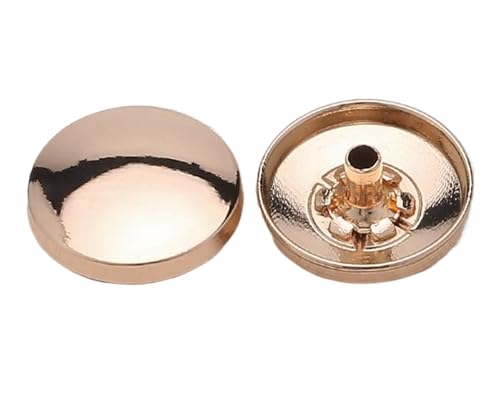 Legierungs-Druckknopf-Plattenknopf-Kupferknopf, Farbe 11, 25mm-10 Stk von SpaRcz