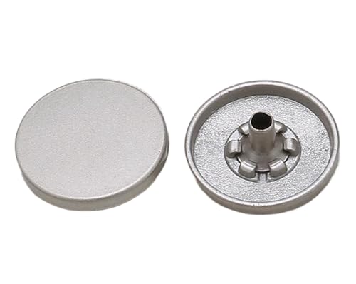 Legierungs-Druckknopf-Plattenknopf-Kupferknopf, Farbe 4, 15mm-10 Stk von SpaRcz