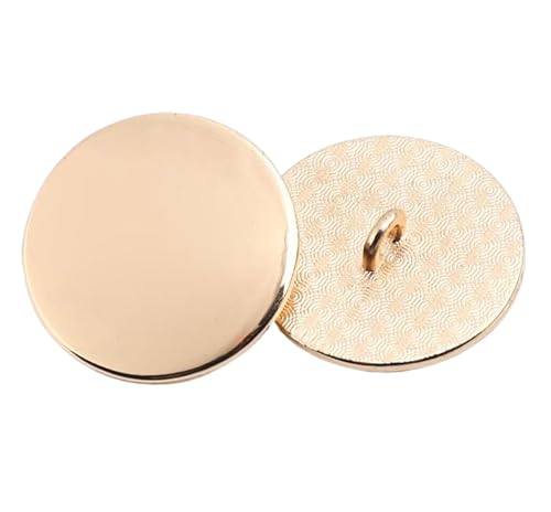 Matte und glänzende Metallknöpfe für Mäntel und Jacken, Farbe 1, 15mm-10 Stk von SpaRcz
