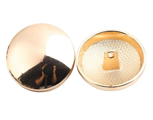 Matte und glänzende Metallknöpfe für Mäntel und Jacken, Farbe 14, 15mm-10 Stk von SpaRcz