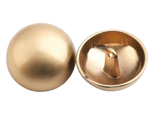 Matte und glänzende Metallknöpfe für Mäntel und Jacken, Farbe 20, 25mm-10 Stk von SpaRcz