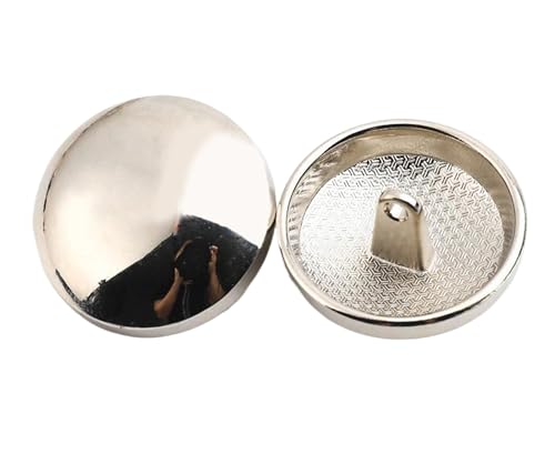 Matte und glänzende Metallknöpfe für Mäntel und Jacken, Farbe 22, 23mm-10 Stk von SpaRcz