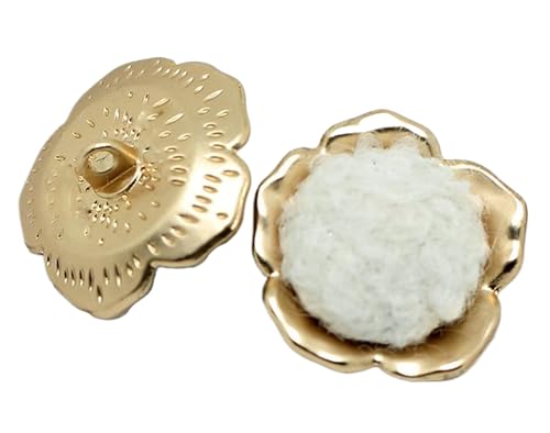 Metallknöpfe für Mantel, Kaschmirpullover, Knöpfe aus Legierung, dekorative Knöpfe, Farbe 2, 17,5mm-10 Stk Metallknöpfe für Mantel, Kaschmirpullover, Knöpfe aus Legierung, dekorative Knöpfe, Farbe 2, 17,5mm-10 Stk von SpaRcz