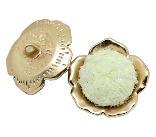 Metallknöpfe für Mantel, Kaschmirpullover, Knöpfe aus Legierung, dekorative Knöpfe, Farbe 3, 17,5mm-10 Stk von SpaRcz