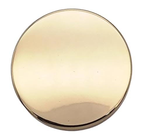 Metallknopf, flach, handgenäht, dekorative Knöpfe für Mäntel, Farbe 1, 12,5mm-10 Stk von SpaRcz