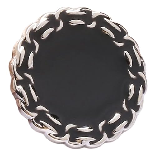 Metallknopf für Damenmantel, runder dekorativer Knopf, Farbe 19, 23mm-10 Stk Metallknopf für Damenmantel, runder dekorativer Knopf, Farbe 19, 23mm-10 Stk von SpaRcz