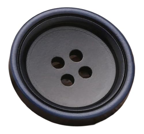 Muster Harzknopf Anzugjacke Runder Vier-Augen-Knopf, Farbe 10, 25mm-10 Stk von SpaRcz