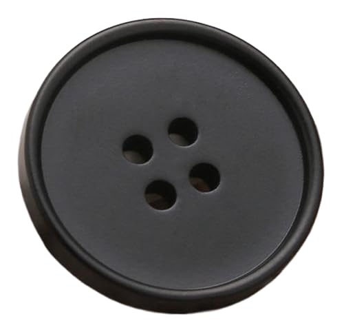 Muster Harzknopf Anzugjacke Runder Vier-Augen-Knopf, Farbe 3, 20mm-10 Stk von SpaRcz