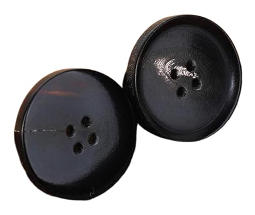 Natürliche Hornknöpfe für Mäntel und Anzüge, Farbe 1, 15mm-10 Stk von SpaRcz