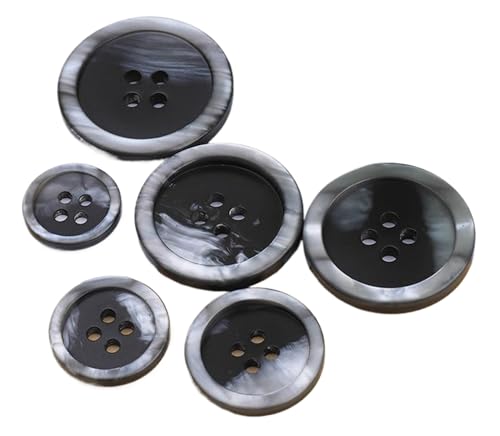 Perlmuttfarbener Knopf mit vier Löchern im Muschelimitat, Farbe 1, 28mm-10 Stk Perlmuttfarbener Knopf mit vier Löchern im Muschelimitat, Farbe 1, 28mm-10 Stk von SpaRcz