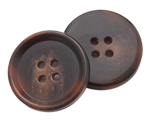 Runde Vier-Loch-Knöpfe aus Kunstharz, Farbe 21, 18mm-10 Stk von SpaRcz