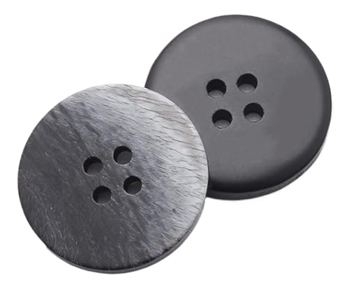 Runde Vier-Loch-Knöpfe aus Kunstharz, Farbe 24, 23mm-10 Stk von SpaRcz