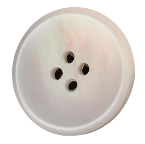 Runde gemusterte Knöpfe aus Kunstharz mit vier Löchern, Farbe 2, 18mm-10 Stk von SpaRcz