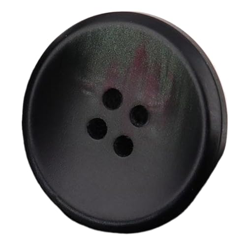 Runde gemusterte Knöpfe aus Kunstharz mit vier Löchern, Farbe 3, 28mm-10 Stk von SpaRcz