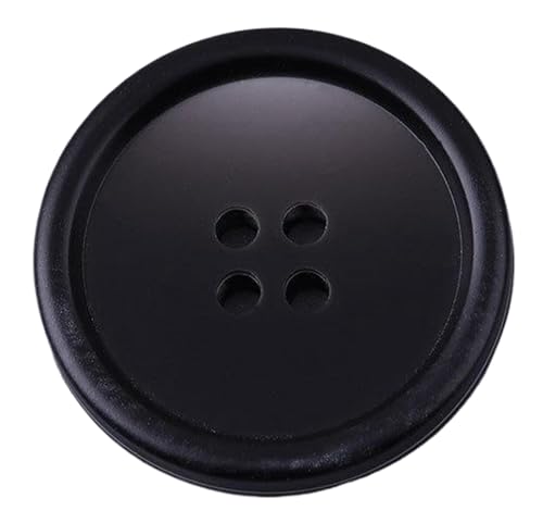 Schwarzer Harzknopf für Anzug, Farbe 8, 23mm-10 Stk von SpaRcz