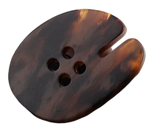 Unisex dekorative asymmetrische quadratische Knöpfe aus Harz mit Kerbe für Oberbekleidung, Farbe 2, 25mm-10 Stk Unisex dekorative asymmetrische quadratische Knöpfe aus Harz mit Kerbe für Oberbekleidung, Farbe 2, 25mm-10 Stk von SpaRcz