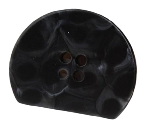Unregelmäßiger Halbkreismantel mit Harzknöpfen, Farbe 2, 28mm-10 Stk Unregelmäßiger Halbkreismantel mit Harzknöpfen, Farbe 2, 28mm-10 Stk von SpaRcz