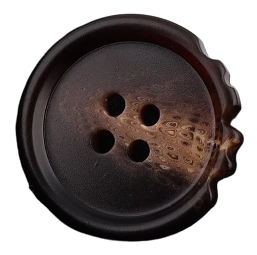 Vielseitige Harzknöpfe für Bekleidung, Kaffee, 28mm-10 Stk Vielseitige Harzknöpfe für Bekleidung, Kaffee, 28mm-10 Stk von SpaRcz