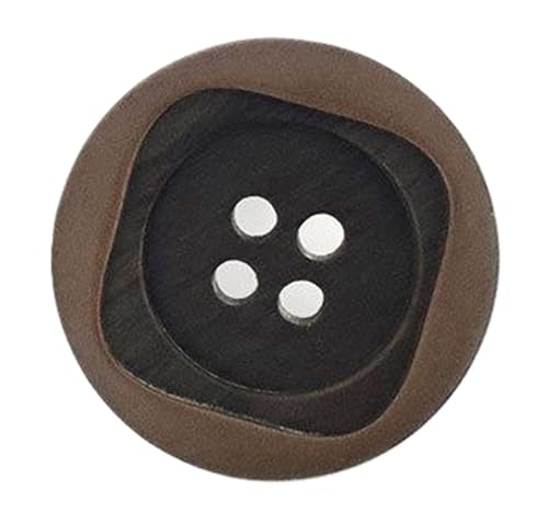 Vielseitige schwarze Harzknöpfe, Farbe 4, 21,5mm-10 Stk von SpaRcz