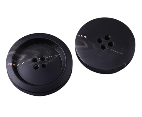 Vier Löcher für Mäntel, schwarze Knöpfe, Farbe 15, 25mm-10 Stk Vier Löcher für Mäntel, schwarze Knöpfe, Farbe 15, 25mm-10 Stk von SpaRcz