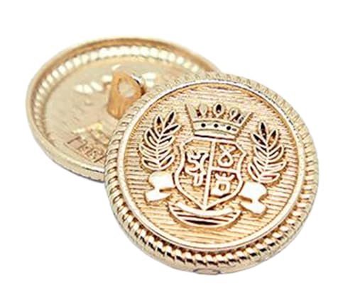 Vintage Metallknöpfe für Mäntel und Blazer, Farbe 2, 23mm-10 Stk von SpaRcz