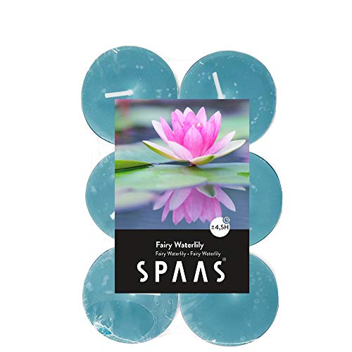 Spaas 10 x 12 Duft-Teelichter in Flatpacks, Paraffinwachs, Aluminiumbecher grau blau, D 39 mm x H 16 mm Spaas 10 x 12 Duft-Teelichter in Flatpacks, Paraffinwachs, Aluminiumbecher grau blau, D 39 mm x H 16 mm von Spaas